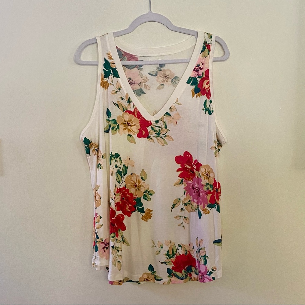 Maurices | 24/7 Mara Floral Tank - NWOT